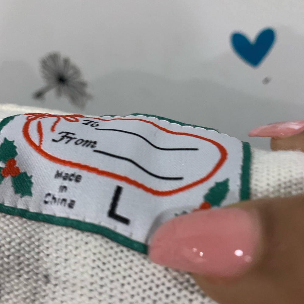 Christmas themed sweater dress